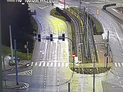 Crazy man at the wheel