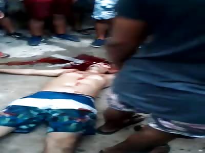 Man murdered, with severe head trauma.