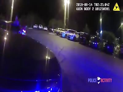 Bodycam Shows Police Shooting Armed Suspect in Gas