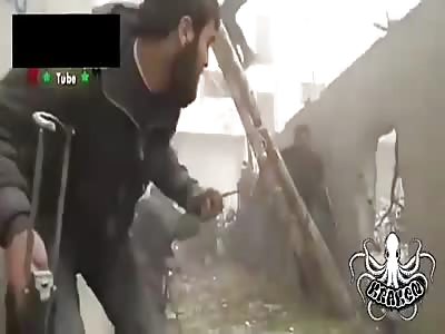 Gunman killed by sniper