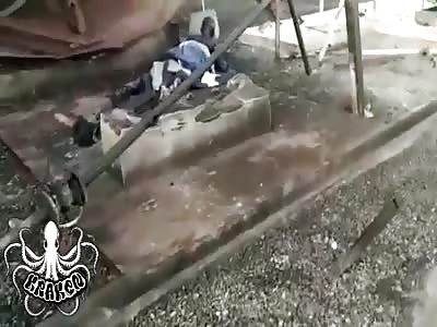 Homeless Guy Turned to BBQ (Picked Wrong Place to Sleep)