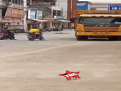 Man crushed by truck