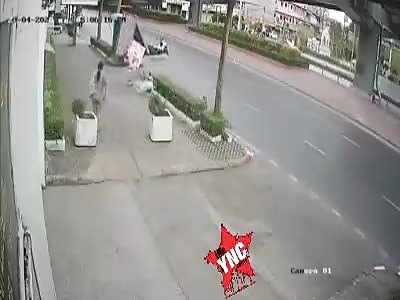 Bad day to go on a motorcycle lol