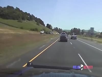 Dashcam Video Of Deputy Shooting Robbery Suspect Holding a Shotgun -