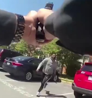 Man Gets Shot After Charging At Officer With a Butcher's Knife