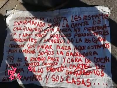 Mexico, body of a man dismembered by rivals