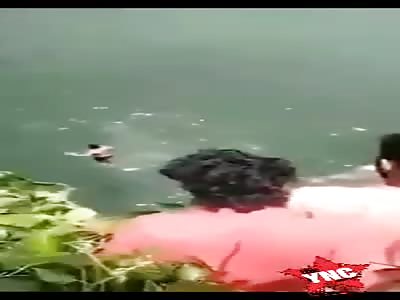 Suicide, rescue of drowned man