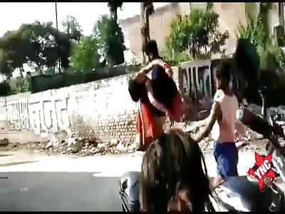 Sad, Woman Dies in His Arms