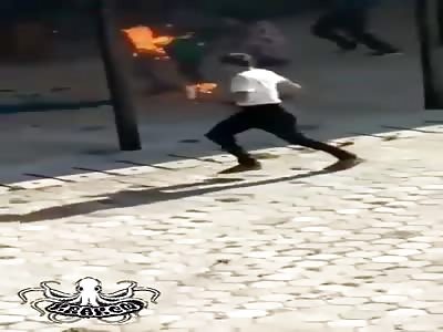 Commits Suicide by Setting Fire.