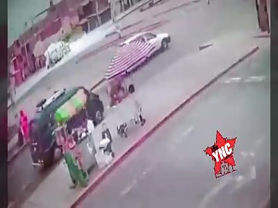 gas leak accident, truck catches fire