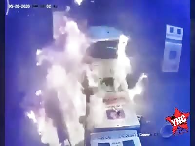 gas station accident, gas explosion