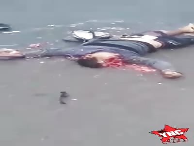 brutal motorcycle accident, man dies with his head crushed