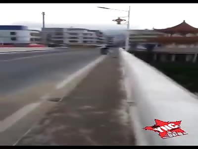 suicide jump off the bridge