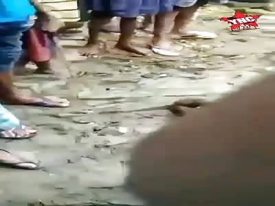 thief was beaten to death