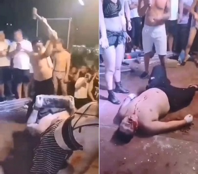 Serious Miscalculation, Hammer Kills Performer.