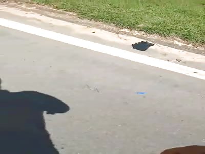  fatal accident, cyclist and motorcyclist run over