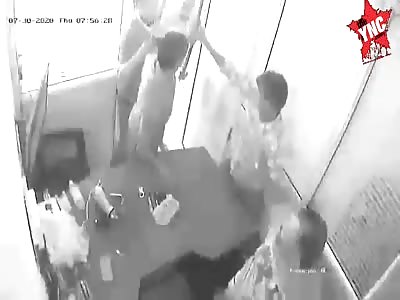 brutal beating inside the store