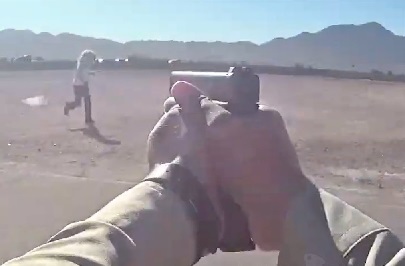  Fleeing Suspect Gets Shot After Pointing Gun at Officer & Holding a Woman Hostage