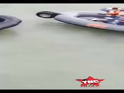 suicide, drowned man