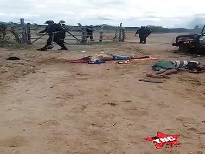 double homicide, a man with his head crushed