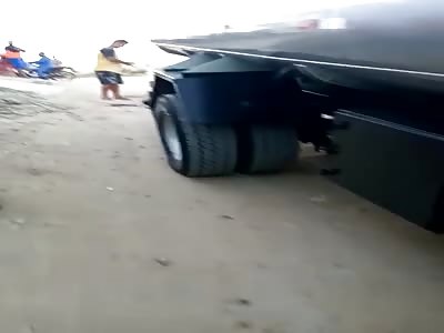 last moments of life after being hit by a truck