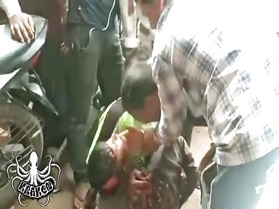 sad ending, boy came back from school and was hit by tractor