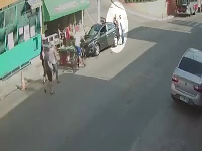 The old man is shot dead