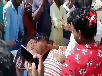 MAN Brutally murdered for not giving money to the police