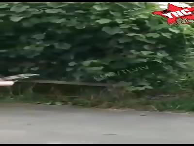 suicide, man cuts his neck