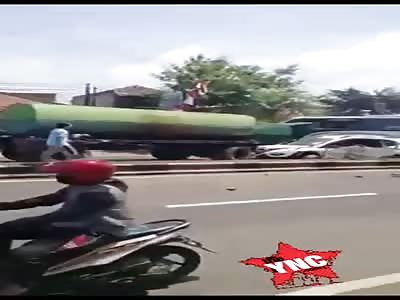 fatal accident, car collides with truck