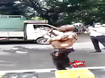 Indian man attempted self immolation.