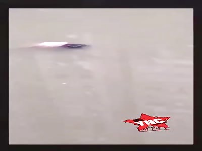 Corpse of a woman floating in the water