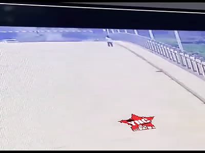 Damn the girl jump off the bridge