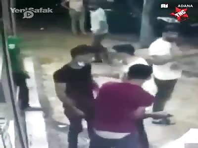 Young Man Attacked with Knife Dies on Way to Hospital (w/.Aftermath)