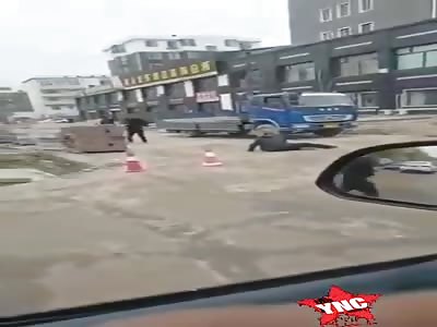 Brutally beaten on the head