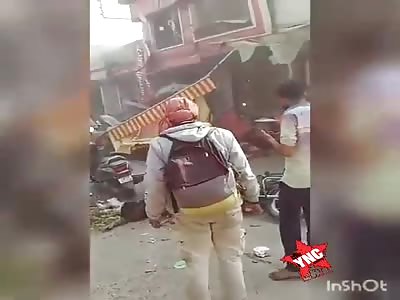 Gas cylinder explosion victims, (includes explosion & fire).