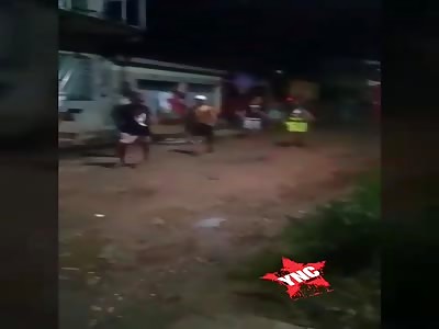 Triple murder  gang fight