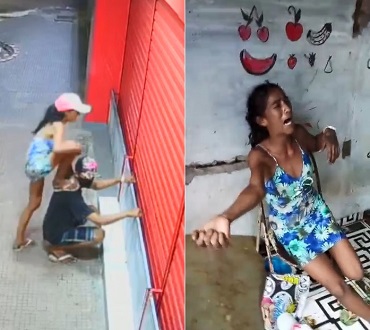 Shemale Gets Punished for Stealing 