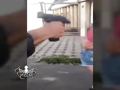 Beautiful woman murdered (executed and aftermath)