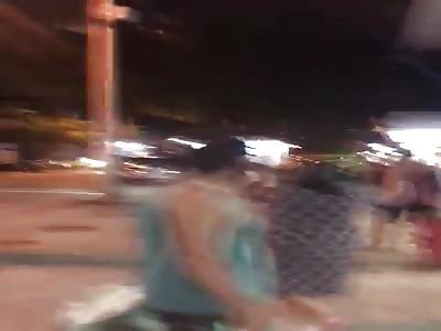 Knock out with blow to the head