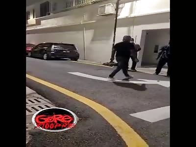 Anywhere is good to fight