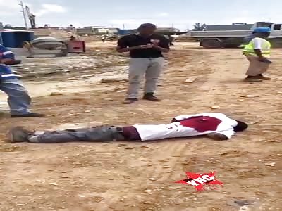 The man was killed while working