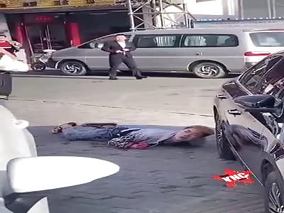 The young man was stabbed