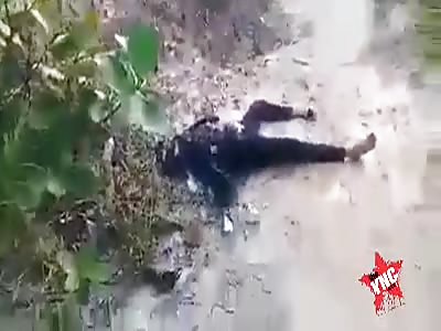 The woman was found reduced in charcoal