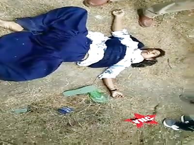 Corpse of a murdered young girl