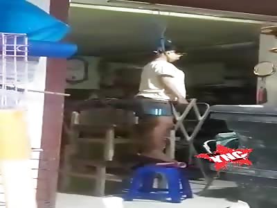 Sad woman committed suicide