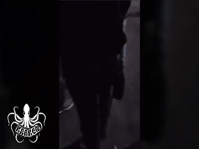 Police burned by protesters in Colombia