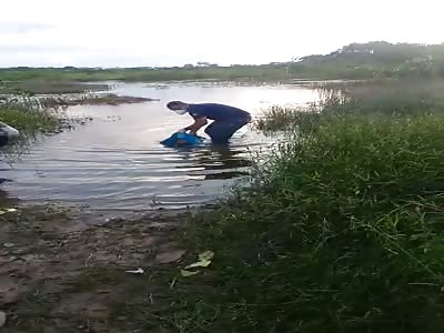 Body taken out of the water