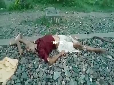 Dead on the train tracks