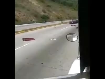 FOUR DEAD AND SEVEN INJURED IN TRIPLE SHOCK ON THE ROAD TO THE ATLANTI